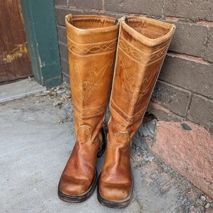 70S FRYE CAMPUS BOOTS